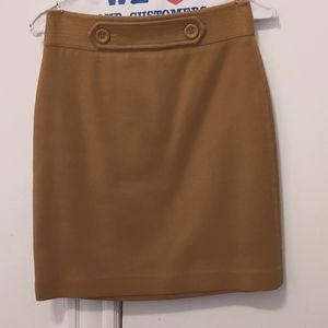 Ann Taylor retro pencil skirt, olive drab, size 4